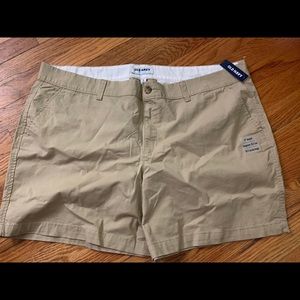 Old navy size 18 tall khaki shorts.  BNWT